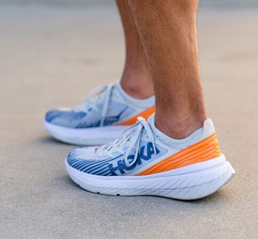 Hoka One One Løbesko Herre - Carbon X-Spe - Hvide/Blå - 712548EAX